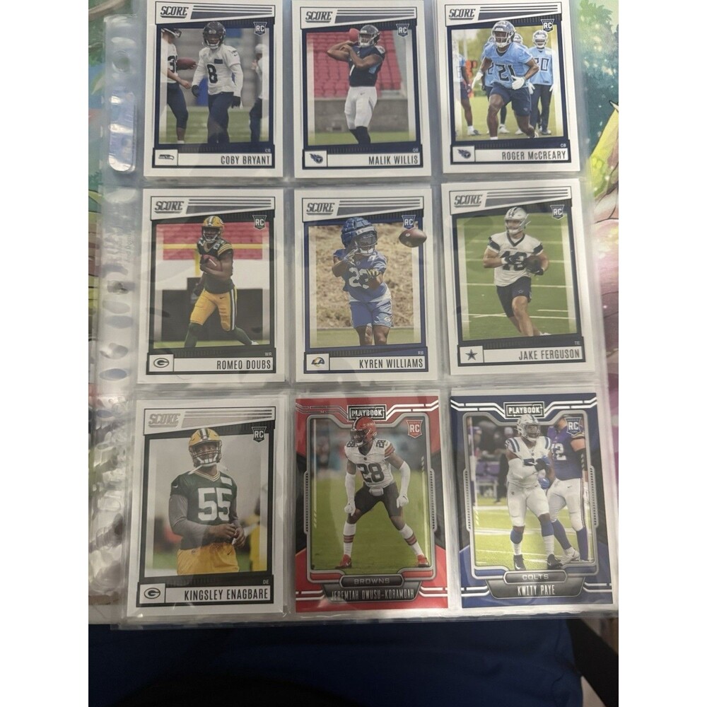 2021-2022 NFL Rookie Card Lot 63 Cards
